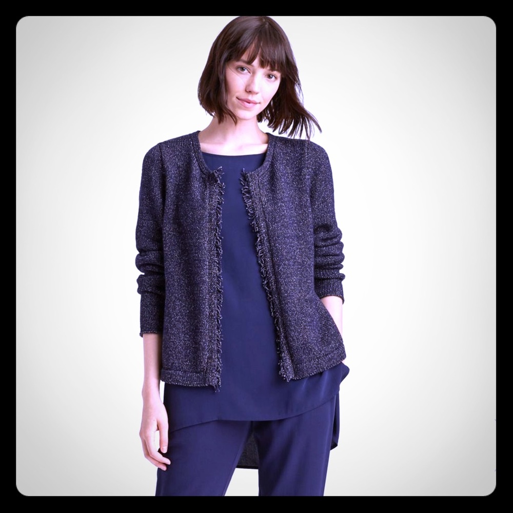 🌌NWT Eileen Fisher Recycled Cardi Sz XS🌌